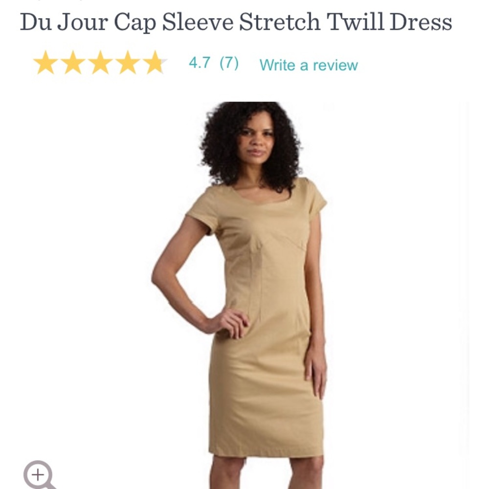 2/$20 Du Jour khaki dress VGUC size 6